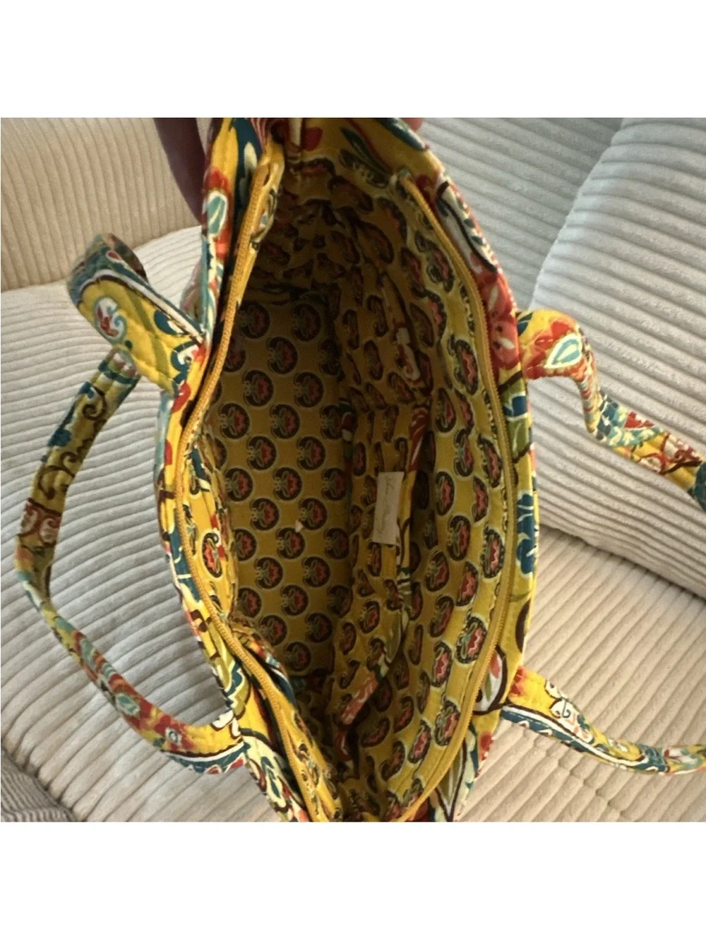 Vera Bradley bright yellow